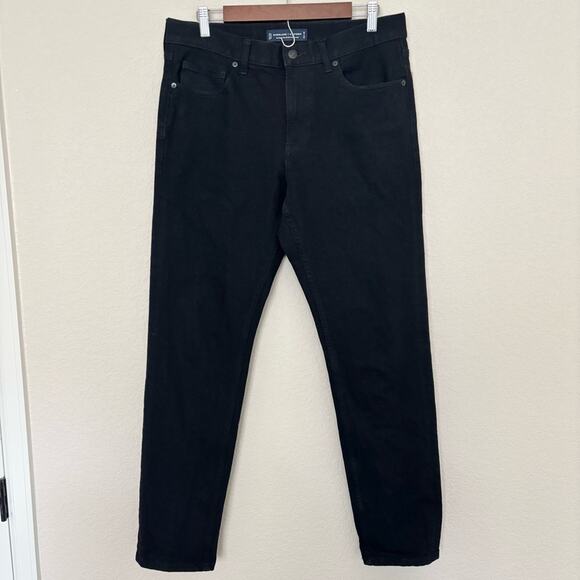 Everlane Other - Everlane Uniform Black Straight Men’s Jeans 33x32 Classic Fit 4-Way Stretch